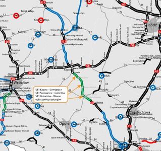 Ogłoszono przetarg na budowę odcinka drogi ekspresowej S11 pomiędzy Kępnem i Olesnem