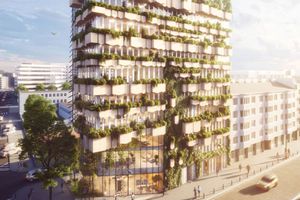 W Warszawie planowana jest budowa biurowca w pełni pokrytego roślinnością [WIZUALIZACJE]