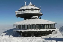 Remont obserwatorium na Śnieżce za prawie 25 mln zł. Ruszają prace w kultowych spodkach