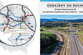 Odcinek drogi ekspresowej S3 Kamienna Góra - Lubawka na Dolnym Śląsku już otwarty!