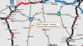 Warmińsko-Mazurskie: Otwarto oferty na rozbudowę DK57 Szczytno - Szymany