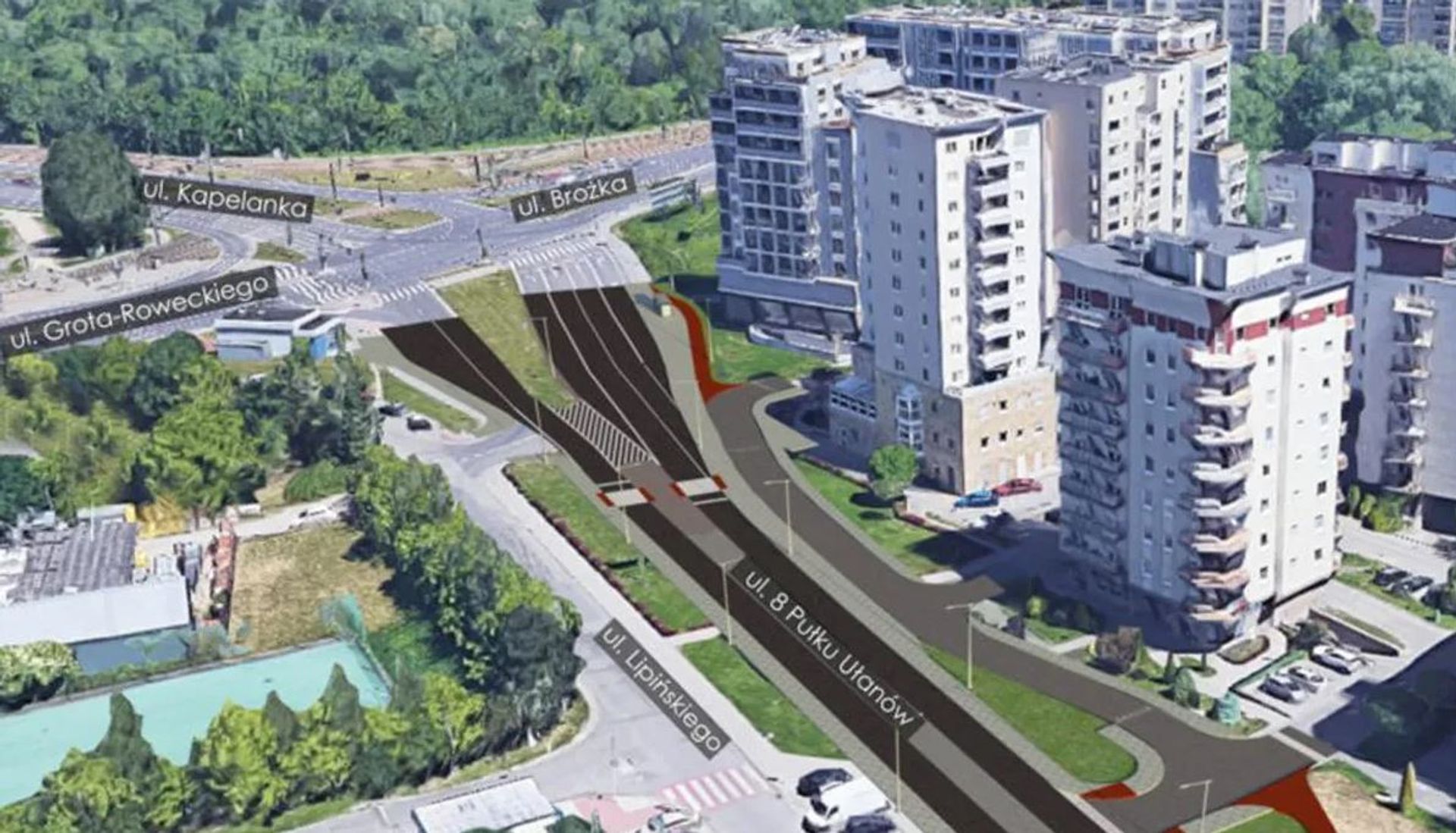 Powstaje ulica 8 Pułku Ułanów w Krakowie 