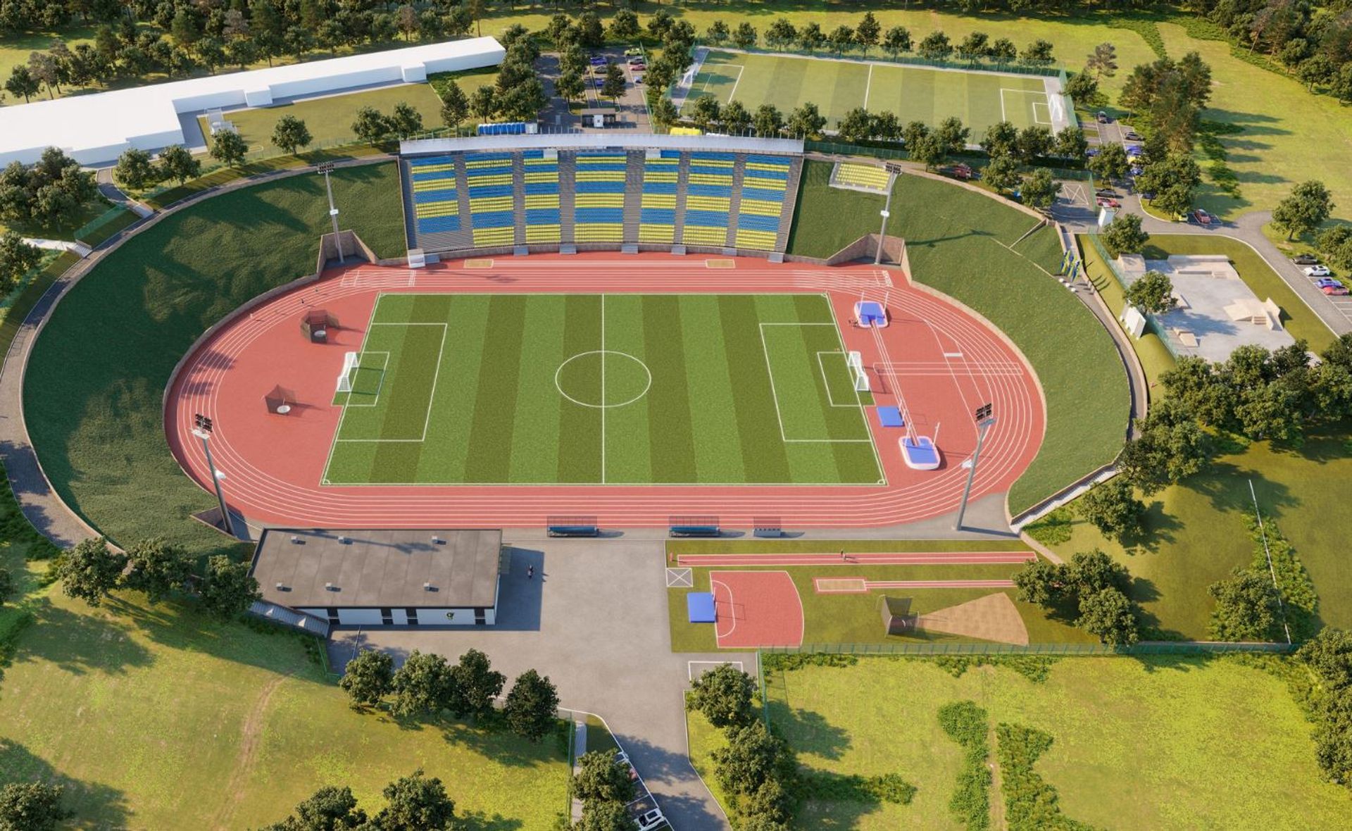 Wałbrzych kończy budowę nowego stadionu. Inwestycja znów się opóźnia, ale prace są już na finiszu 