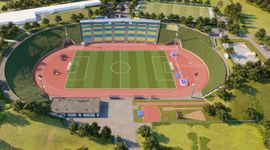 Wałbrzych kończy budowę nowego stadionu. Inwestycja znów się opóźnia, ale prace są już na finiszu [FILM]