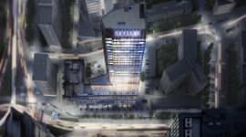 Warszawa: Przy ulicy Świętokrzyskiej powstaje 155-metrowy wieżowiec Skysawa [FILM]