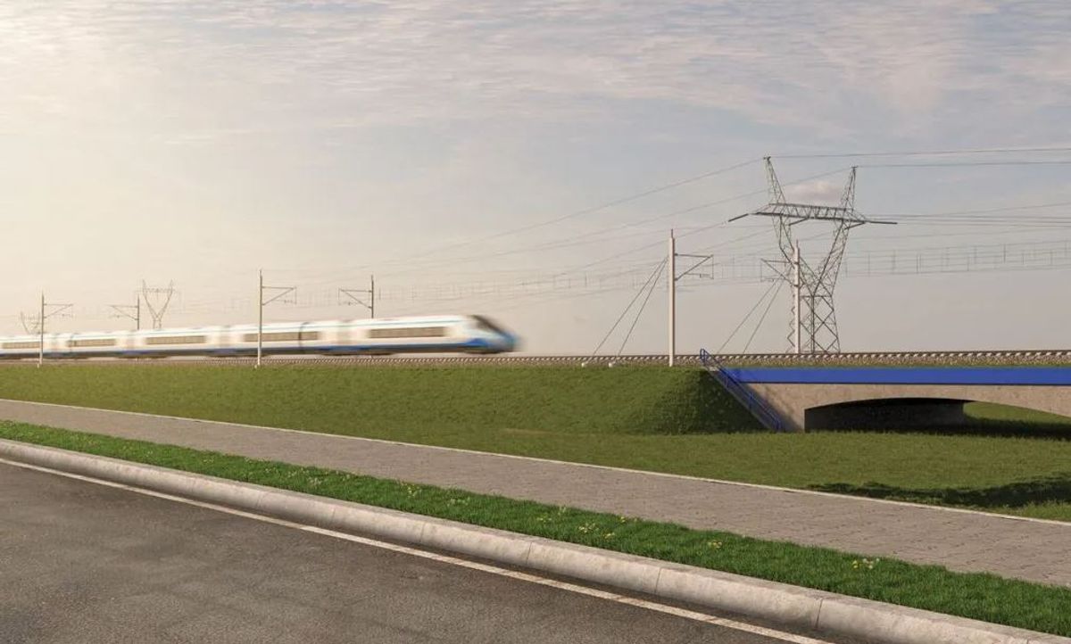 CPK (Port Polska), / wizualizacja ilustracyjna