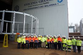 Grupa Przemysłowa Baltic ukończyła pierwsze konstrukcje stalowe dla fundamentów projektu Baltica 2
