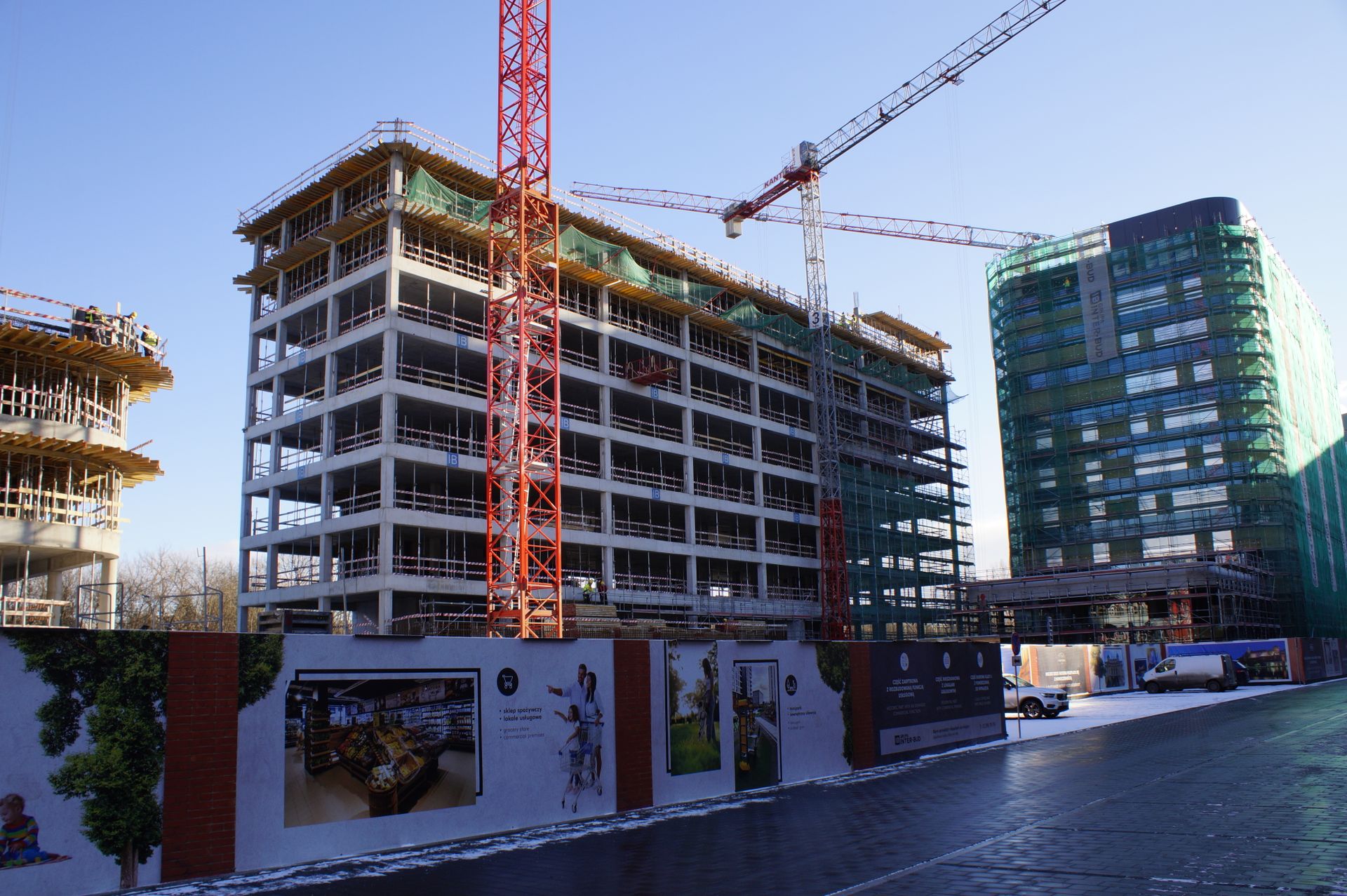 W Krakowie trwa budowa kompleksu Fabryczna Office Park 