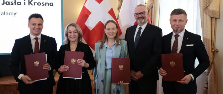 Podkarpacie największym beneficjentem Funduszy Szwajcarskich. Ponad 236 mln zł dla Jasła, Jarosławia i Krosna