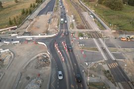 We Wrocławiu trwają zaawansowane prace przy przebudowie ulicy Kosmonautów [FILM]