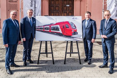 FLIRT-y pojawią się na wielkopolskich torach. Największy kontrakt w historii regionu podpisany! 