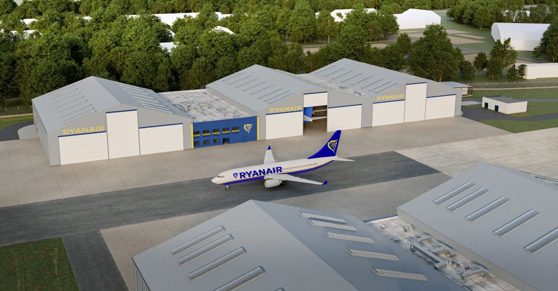 Ryanair stawia na Wrocław! Rozbudowuje największą w Polsce bazę serwisową 