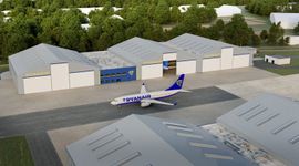 Ryanair stawia na Wrocław! Rozbudowuje największą w Polsce bazę serwisową 