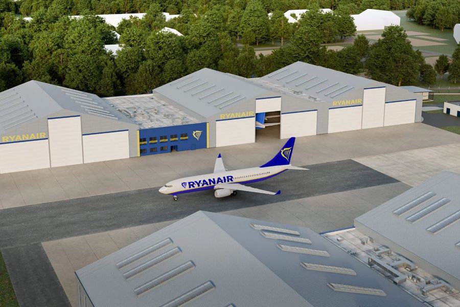 Ryanair stawia na Wrocław! Rozbudowuje największą w Polsce bazę serwisową 