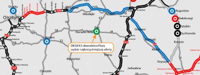 Wybrano wykonawcę obwodnicy Pisza, w woj. warmińsko-mazurskim