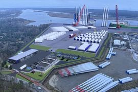 Budimex rozpoczął w Świnoujściu budowę terminala instalacyjnego offshore dla PKN Orlen [WIZUALIZACJE]