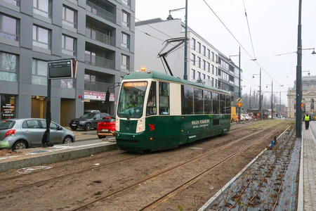 Bulwary Północne w Łodzi gotowe do otwarcia. Znamy datę! Przejechał też testowy tramwaj [ZDJĘCIA]