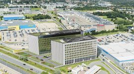 W Krakowie mogą powstać dwa nowe, duże biurowce. Inwestor ma już pozwolenie na budowę [WIZUALIZACJE]