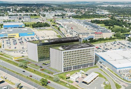 W Krakowie mogą powstać dwa nowe, duże biurowce. Inwestor ma już pozwolenie na budowę [WIZUALIZACJE]