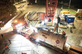 Trwa ważna inwestycja Wodociągów Warszawskich za 218,5 mln zł netto. Tarcza "Jolanta" wydrąży tunel kolektora pod Czerniakowską [ZDJĘCIA]