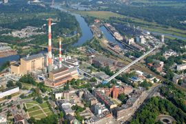 [Wrocław] Wizja lokalna potencjalnych wykonawców instalacji odsiarczania spalin dla Elektrociepłowni Wrocław
