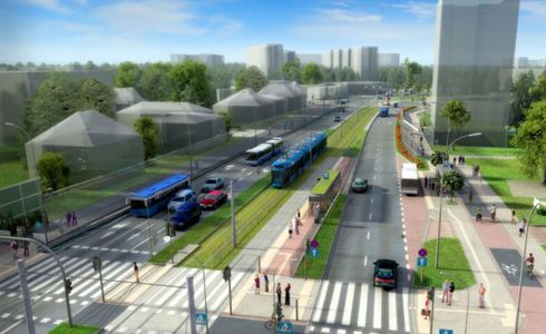 Kraków: Co słychać na budowie trasy tramwajowej do Mistrzejowic? [FILMY]