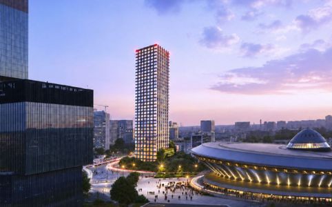 Nowy 130-metrowy wieżowiec powstanie przy Spodku w Katowicach