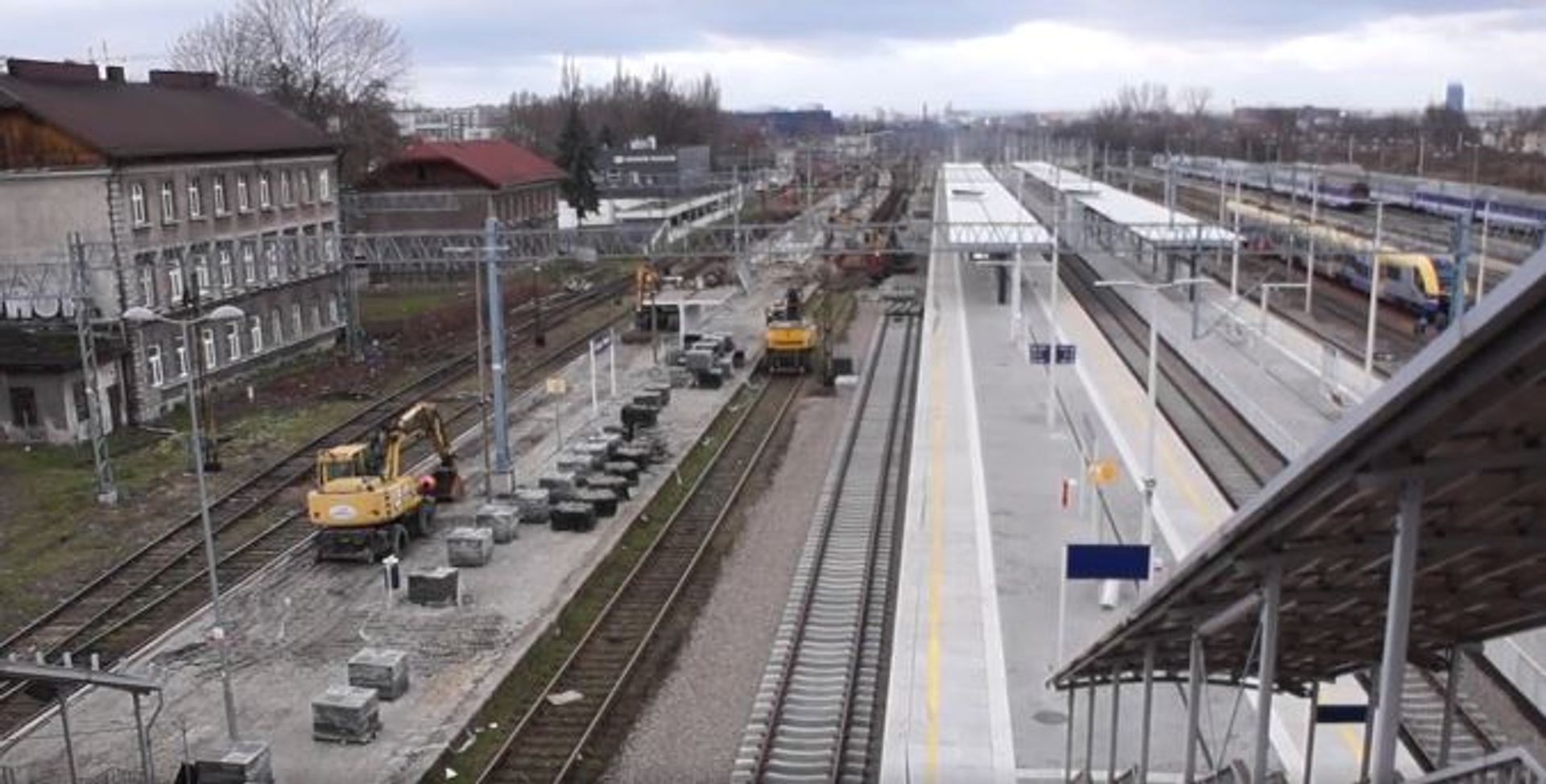 Trwa przebudowa stacji kolejowej Kraków Płaszów 