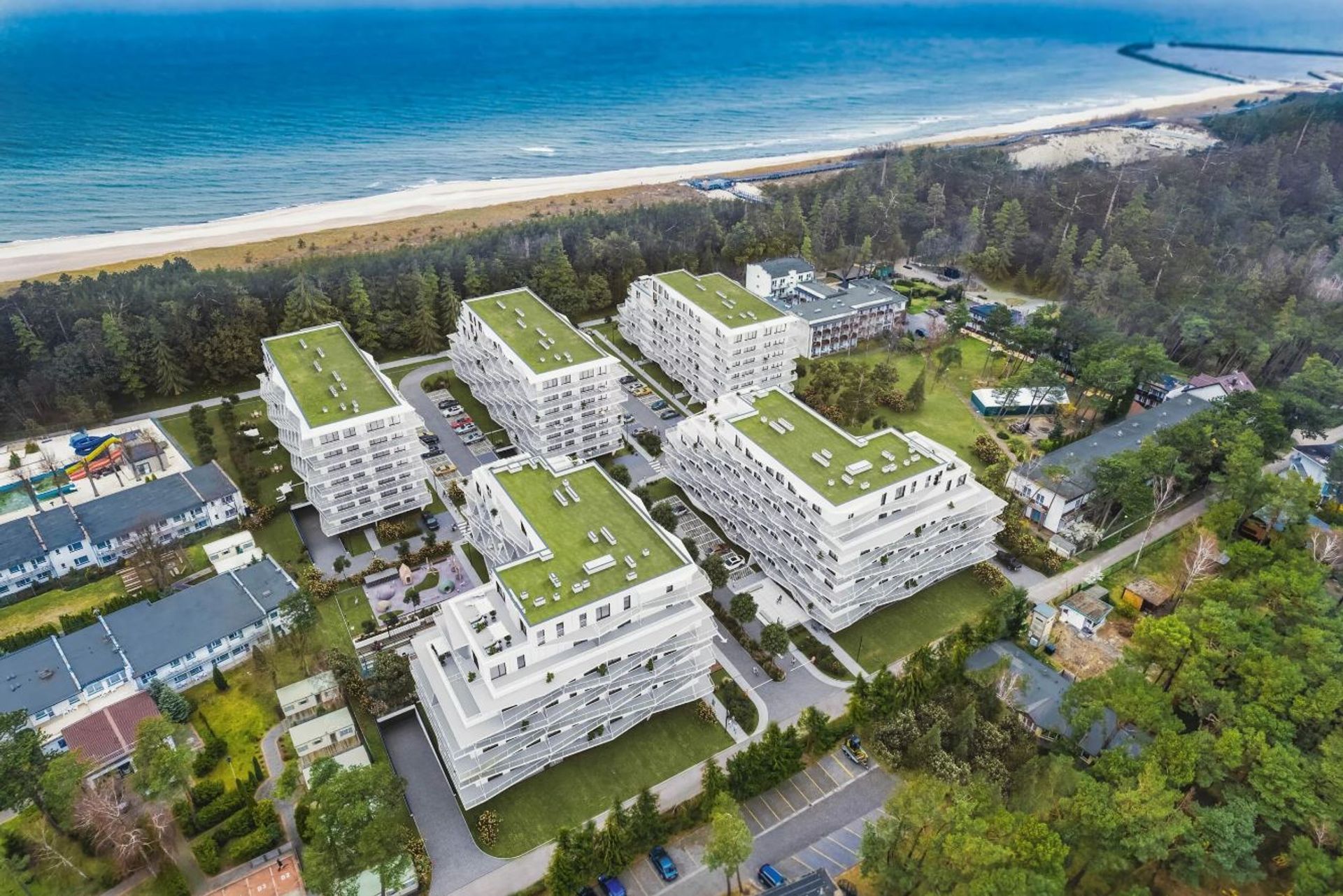 Kolejna wielka inwestycja nad Bałtykiem. Przy plaży w Darłówku Zachodnim powstanie kompleks z 496 apartamentami 