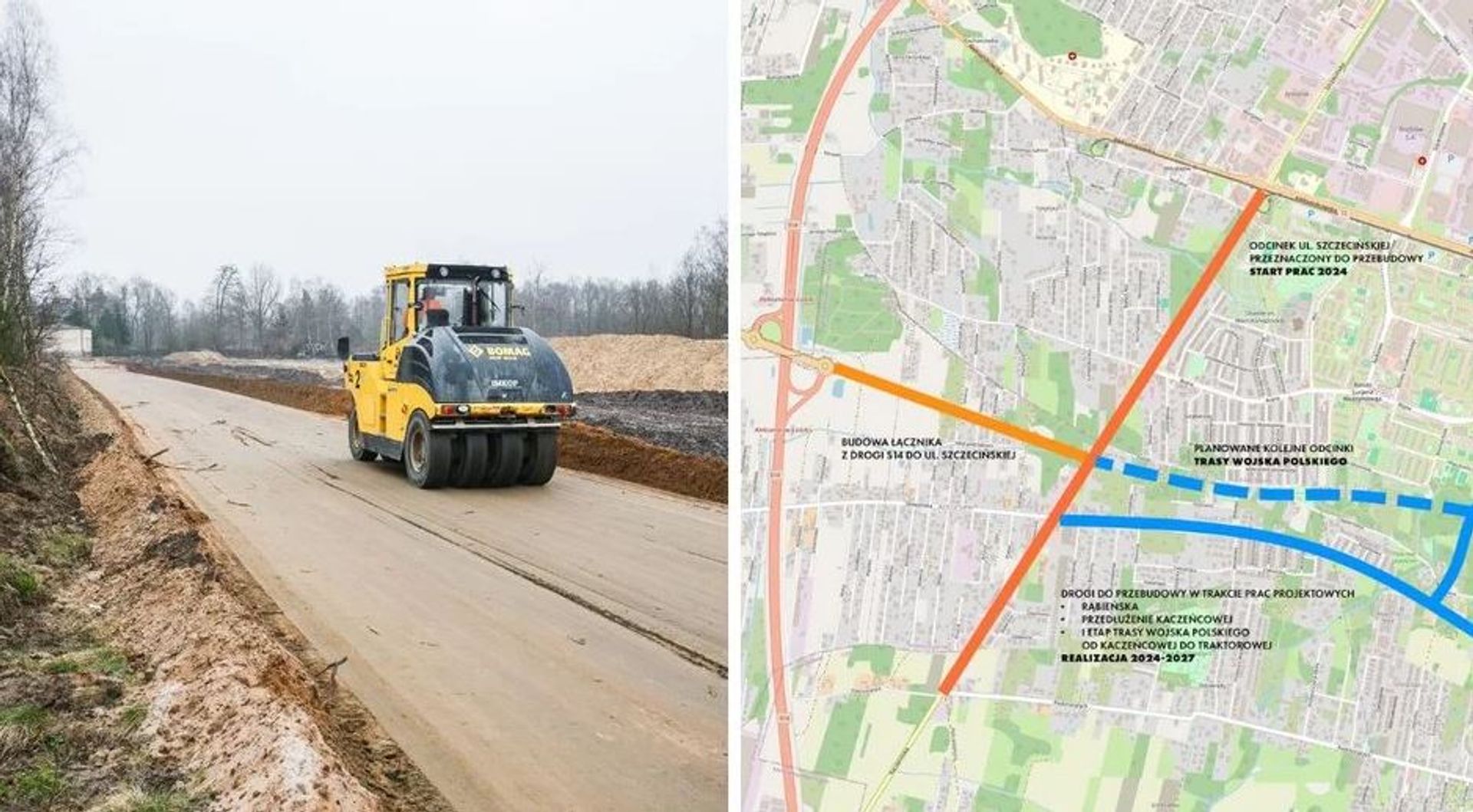 Droga ekspresowa S14 coraz bliżej Łodzi. Jak przebiega budowa łącznika? 