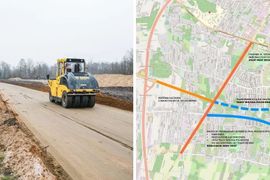 Droga ekspresowa S14 coraz bliżej Łodzi. Jak przebiega budowa łącznika? [ZDJĘCIA]