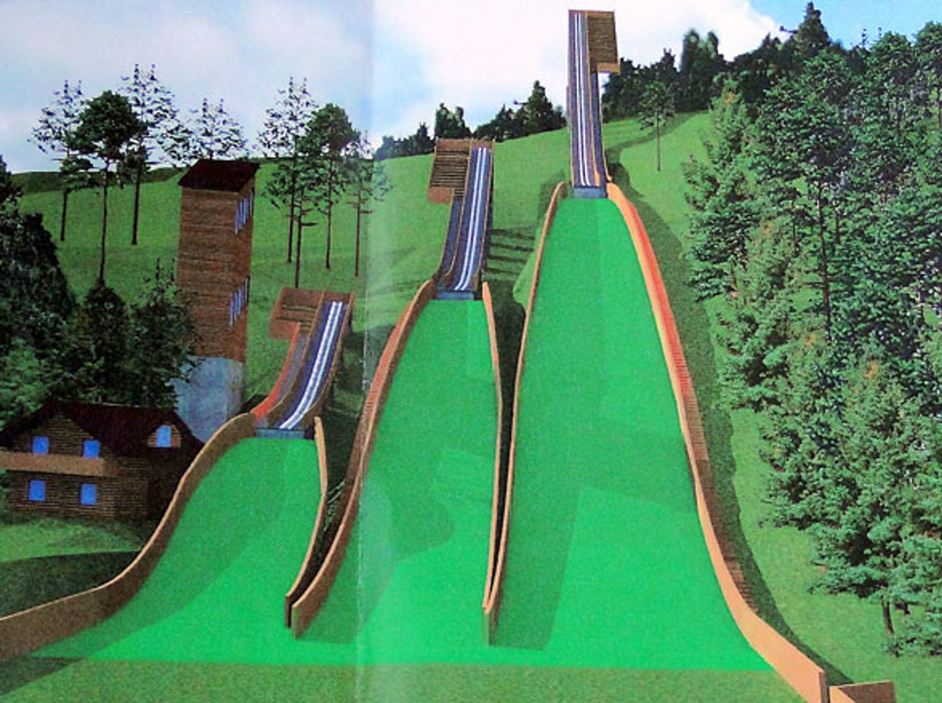  Trzy nowe skocznie narciarskie w Wiśle będą gotowe w drugiej połowie tego roku