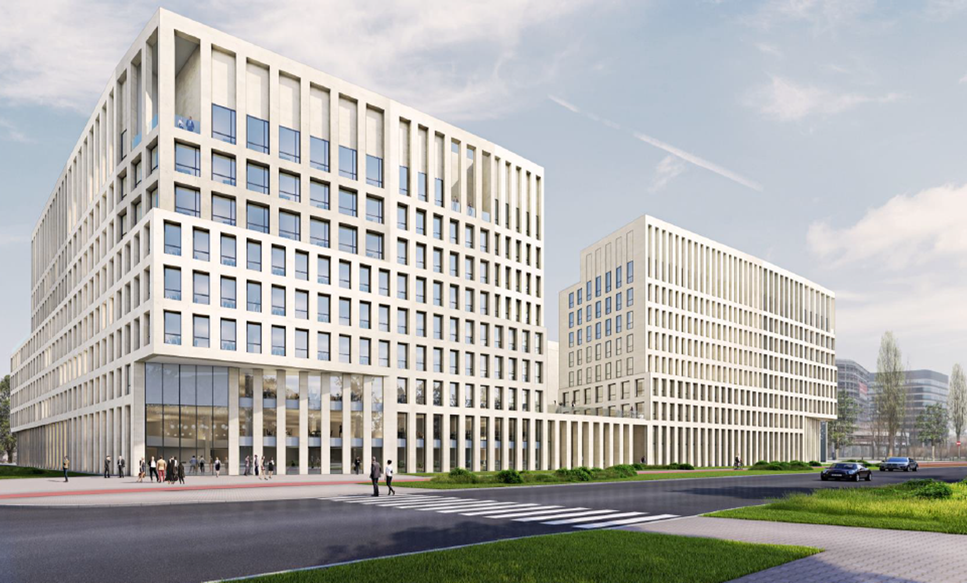 W Krakowie trwa budowa kompleksu biurowego Brain Park 