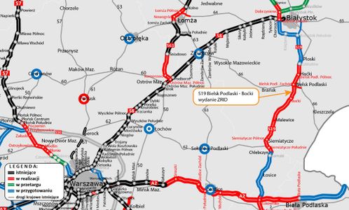 Jest decyzja na budowę odcinka S19 na trasie Bielsk Podlaski – Boćki