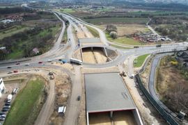 Trwa budowa drogi ekspresowej S52 Północnej Obwodnicy Krakowa [FILMY]