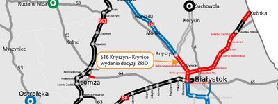 Można budować odcinek drogi ekspresowej S16 Knyszyn - Krynice
