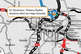 Otworzono oferty na pierwszy etap remontu autostrady A1 w woj. śląskim
