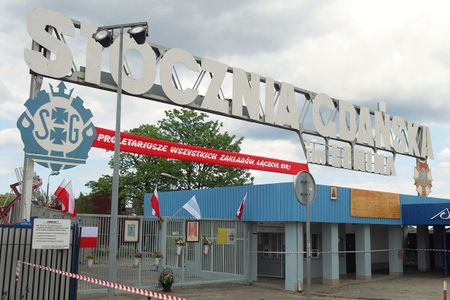 Tu rodziła się "Solidarność". Trwa remont konserwatorski budynku dawnej portierni Stoczni Gdańskiej, przy zabytkowej Bramie nr 2.