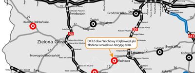Kolejny krok ku budowie ważnej obwodnicy w ciągu DK12, drogi łączącej Dolny Śląsk z Wielkopolską (połączenie S3 i S5)