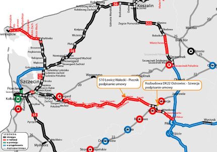 Kolejne dwie inwestycje drogowe na Pomorzu Zachodnim w realizacji 