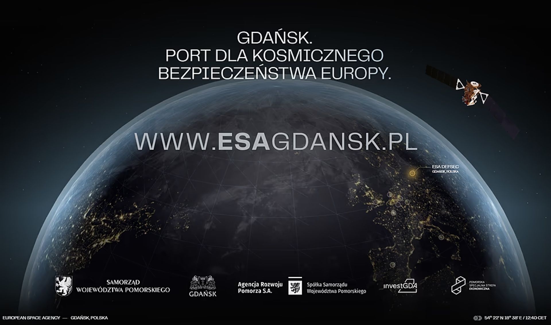 ESA odpowiada władzom Gdańska i Pomorza w sprawie lokalizacji polskiego oddziału
