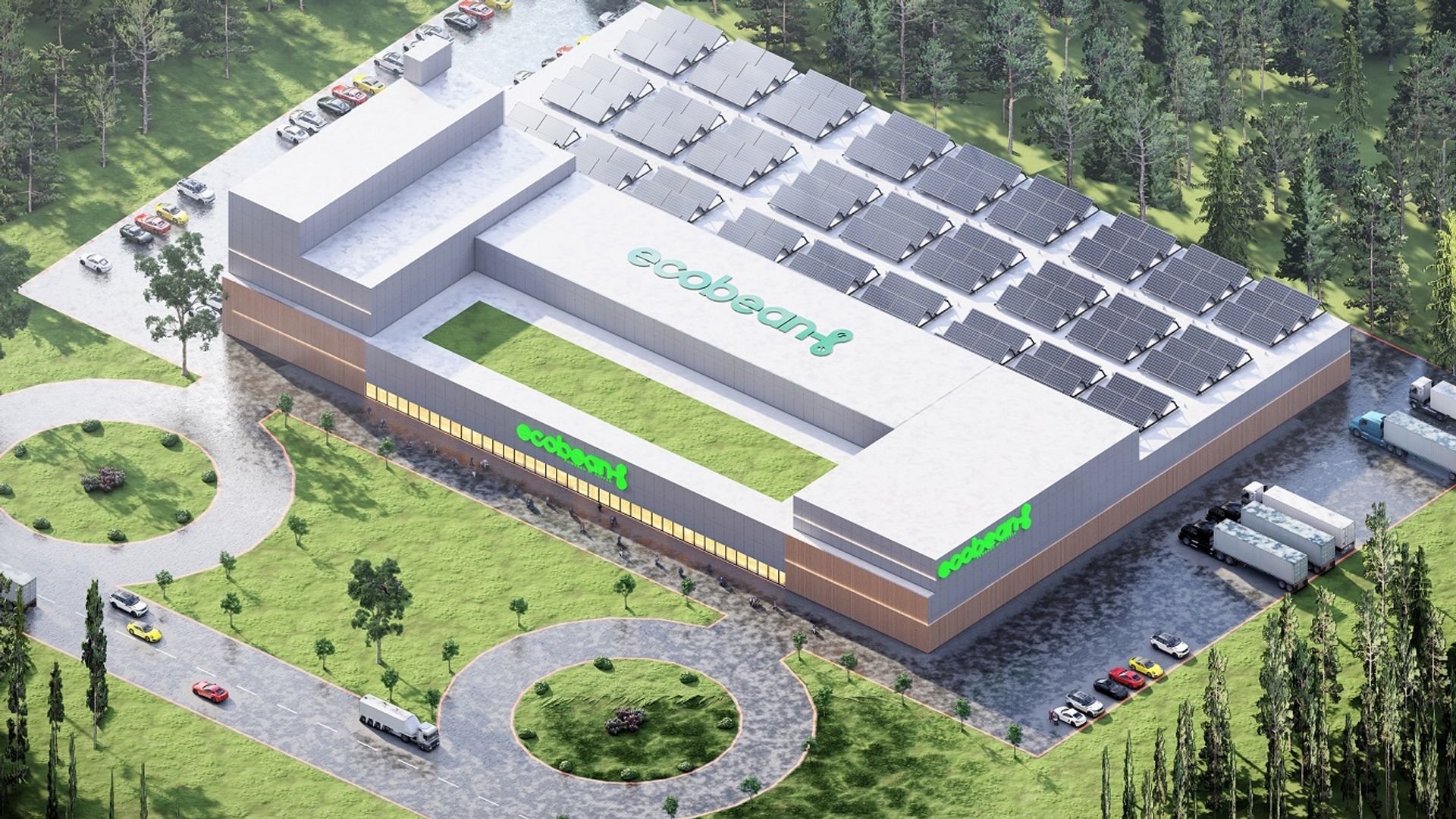 EcoBean wybuduje w Polsce biorafinerię do pełnej waloryzacji fusów kawowych (EcoBean Technology Center)