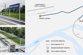 Kolejny krok w stronę budowy połączenia kolejowego z lotniskiem w Modlinie