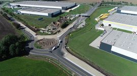 Postępują prace przy budowie rond w obrębie węzłów Brzezimierz i Wrocław Wschód na A4 [ZDJĘCIA]