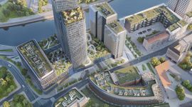 We Wrocławiu trwa budowa dwóch wieżowców w kompleksie Quorum [FILM + WIZUALIZACJE]