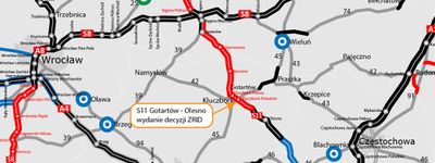 Opolskie: Budowa 10,5 km drogi ekspresowej S11 od Kluczborka do Olesna może się rozpoczynać
