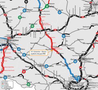 Opolskie: Budowa 10,5 km drogi ekspresowej S11 od Kluczborka do Olesna może się rozpoczynać