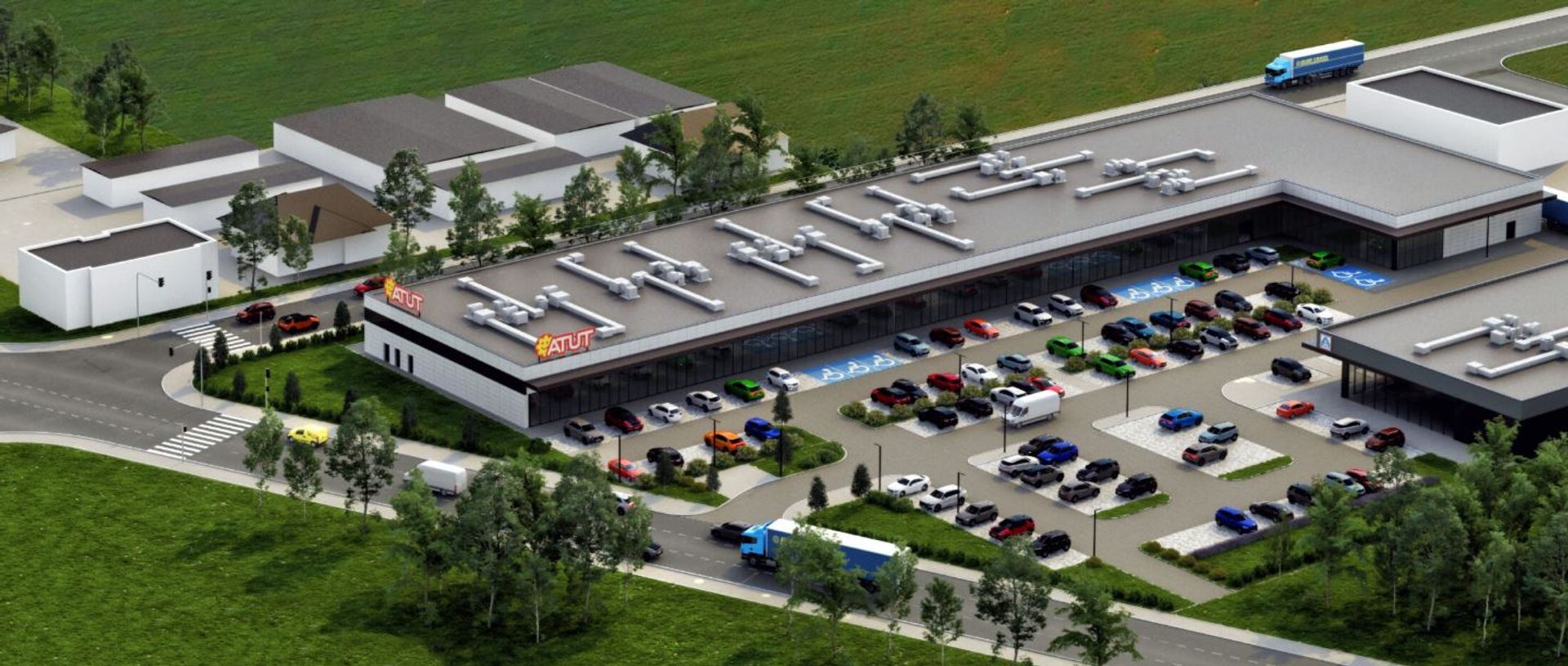 Nowy park handlowy pod Warszawą prawie gotowy