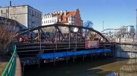 [Wrocław] Znowu zmiany na mostach Młyńskich, ale za miesiąc je otworzą