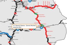 Znamy chętnych na budowę ostatniego odcinka drogi ekspresowej S17 Lublin - Zamość
